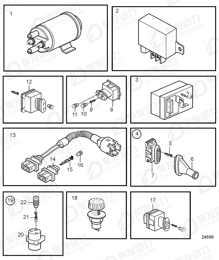 volvo penta Plug 20512323 Drawing volvo penta Plug 20512323 Drawing